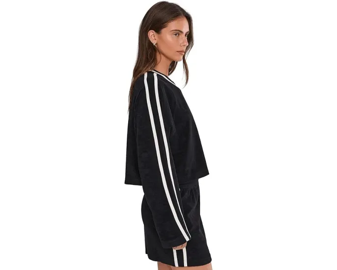 Свитшот L*Space Tempo Pullover с рифленым воротником и контрастными деталями