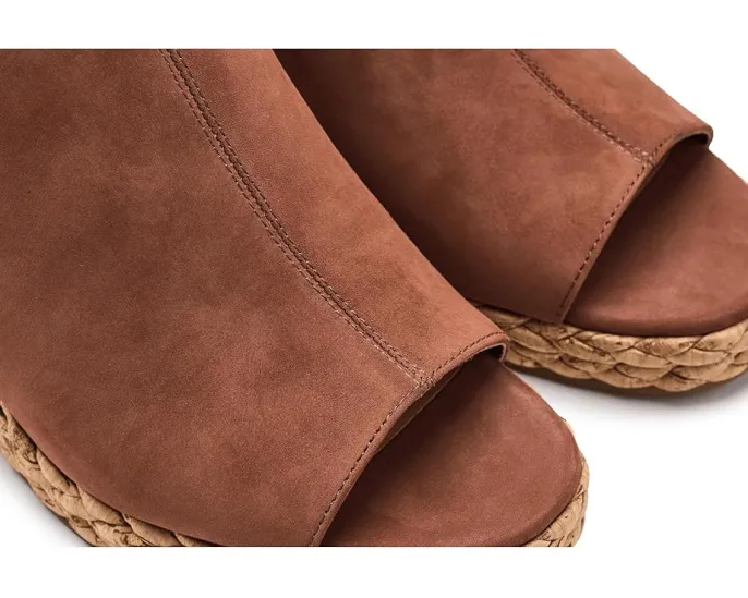Сандалии Lucky Brand Cabriah на танкетке эспадрильи с открытой пяткой