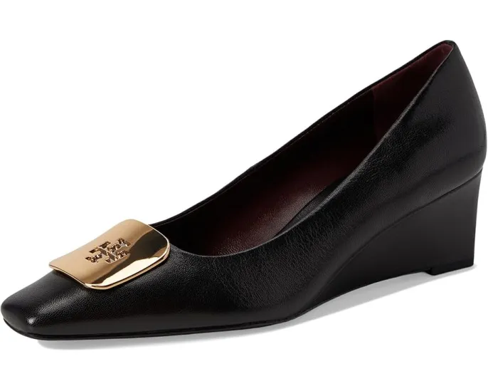 Туфли Georgia Wedge на платформе 55 мм из премиальной кожи Tory Burch
