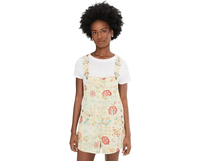 Комбинезон Ziggy Printed с цветочным принтом и регулируемыми лямками Free People