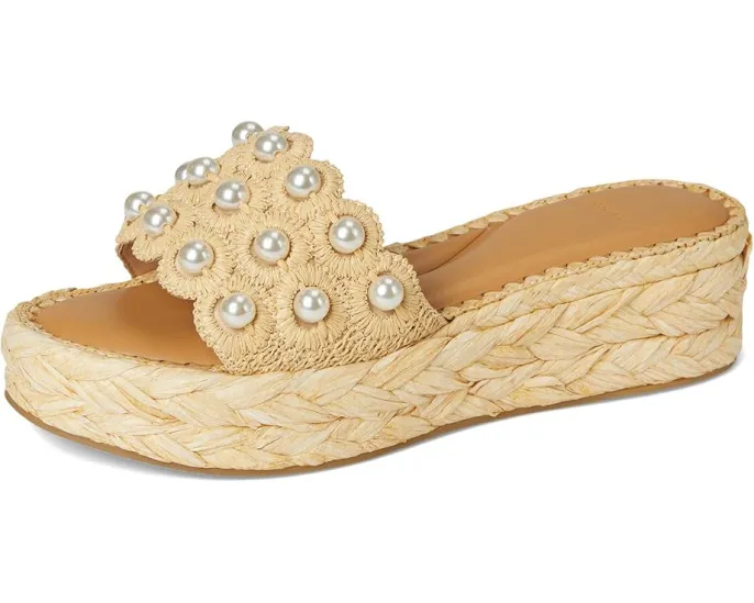 Dolce Vita Caper сандалии из конопли с бисером на ремешке