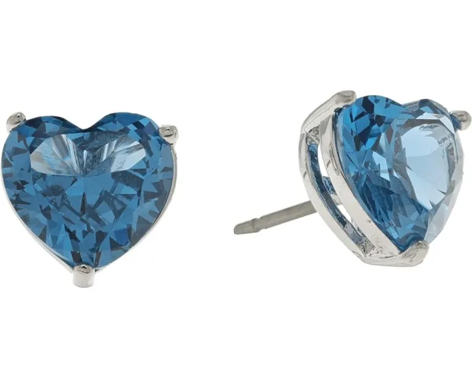 Серьги-гвоздики Kate Spade New York My Love в форме сердца со вставкой