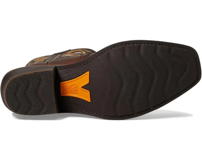 Ariat Heritage Roughstock прочные рабочие сапоги из коричневой масленой кожи