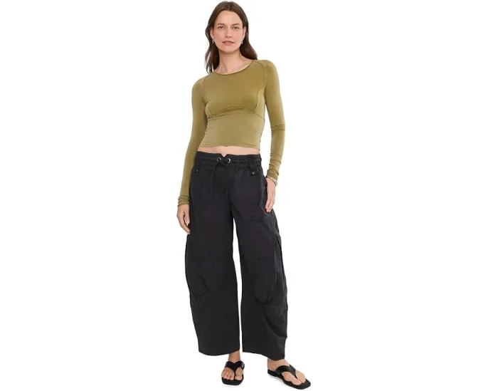 Штаны Free People Onset Parachute со свободным силуэтом