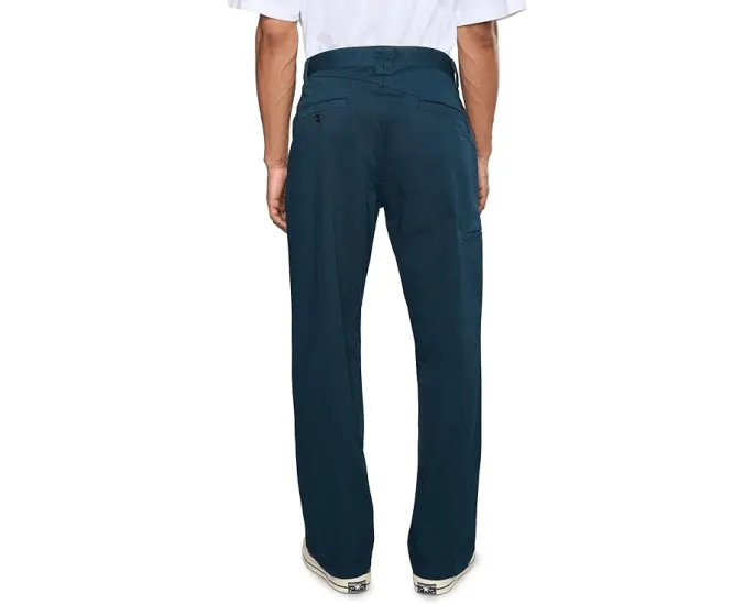 Брюки чино Volcom Frickin из смесовой ткани с асимметричным кокеткой