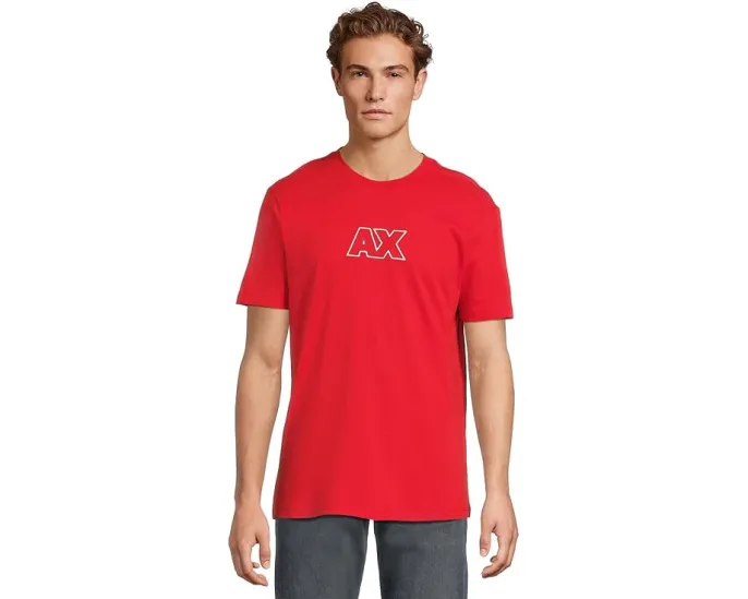 Футболка Armani Exchange из плотного хлопкового джерси