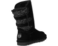 Зимние угги Bearpaw Jenni из замши с меховой отделкой и декоративной пряжкой