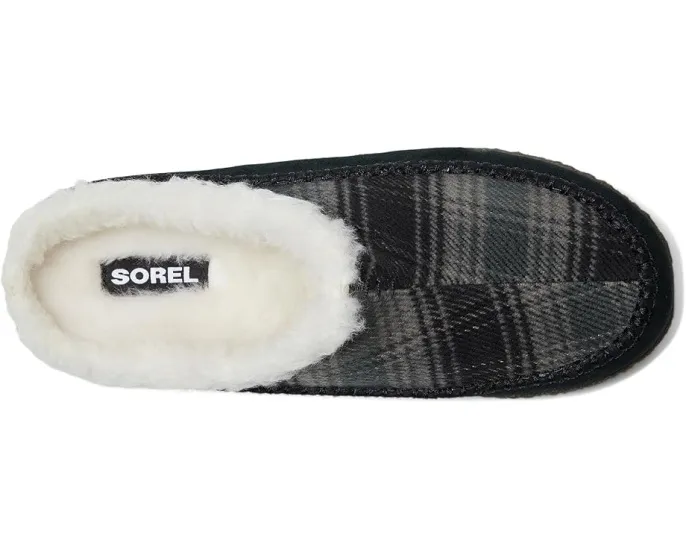 SOREL Falcon Ridge II утепленные домашние тапочки из замши с шерстяной подкладкой