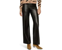 Кожаные брюки Sanctuary Runway Leather Trouser с высокой посадкой и клешем