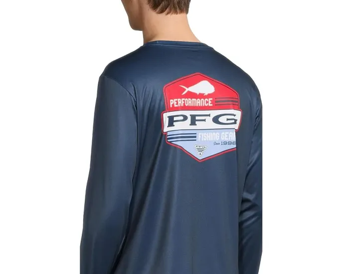 Columbia Terminal Tackle PFG High Side Long Sleeve с принтом PFG на спине