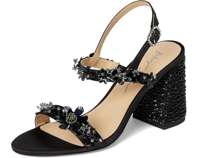 Босоножки на устойчивом каблуке Blue by Betsey Johnson Drue с ремешком и открытым носком