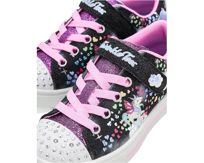Кроссовки SKECHERS KIDS Twinkle Sparks с галактикой единорогов для детей