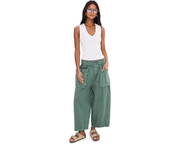 Широкие брюки Free People Costa Straight Harem из денима