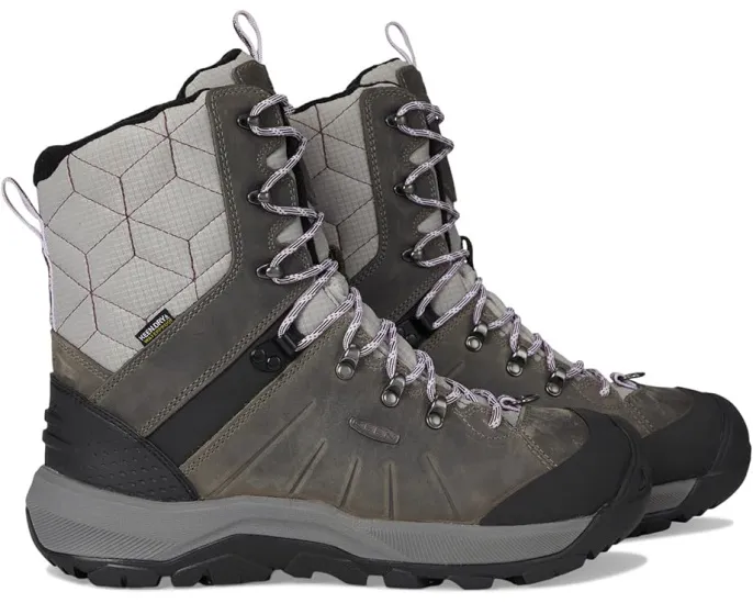 Утепленные водонепроницаемые зимние ботинки KEEN Revel 4 High с технологией Polar Grip