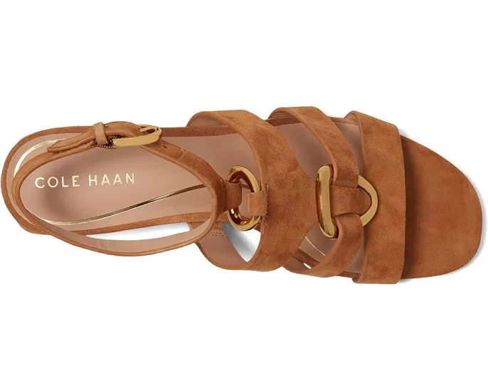 Cole Haan Сандалии Lyanna Link с ремешком на щиколотке и квадратным каблуком