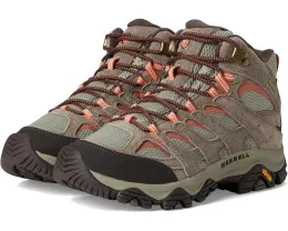 Водонепроницаемые треккинговые ботинки Merrell Moab 3 Mid с мембраной и подошвой Vibram
