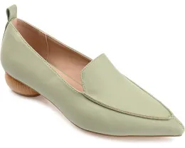 Балетки Journee Collection Maggs с круглым каблуком и вырезом на носке