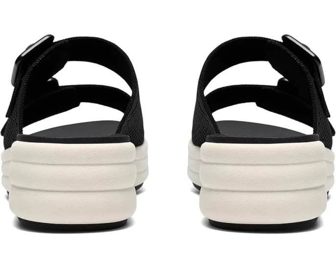 Сандалии Clarks Drift Faye на танкетке с текстильным верхом и двойной пряжкой