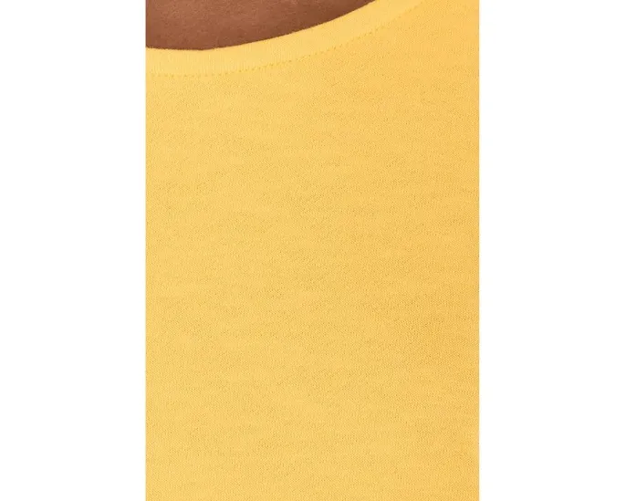 Топ Eileen Fisher Garment Dyed Terry Crew Neck глубокого синего цвета
