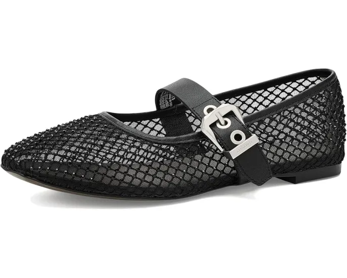 Туфли AllSaints Holly из сетки с кристаллами и пряжкой