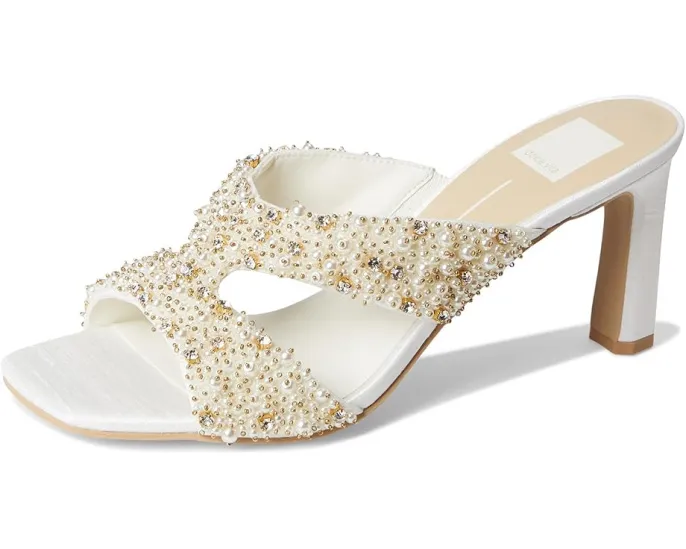 Босоножки Gitel на тонком каблуке с вырезами по бокам и эластичными вставками Dolce Vita