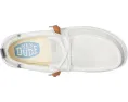 Кроссовки Hey Dude Wally Summer Linen с кожаными кисточками и круглым носком