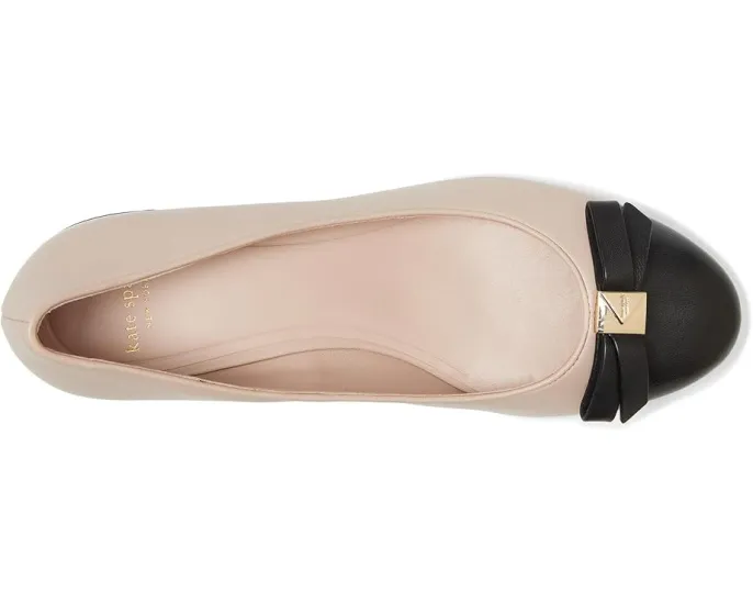 Балетки Kate Spade New York Deco Bow из гладкой кожи с бантом