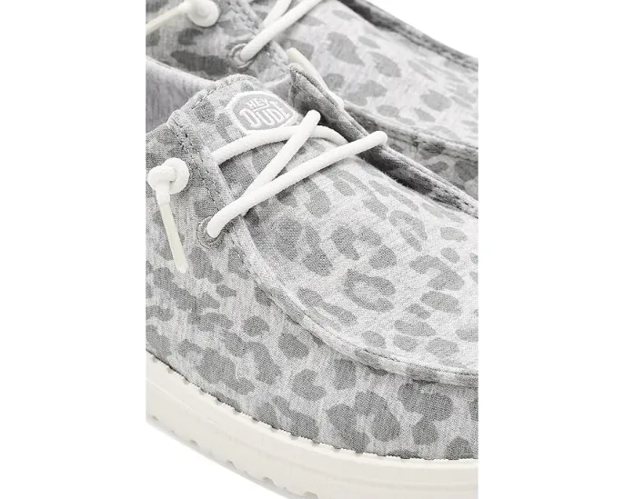 Hey Dude Wendy Stretch Jersey Leopard кеды с принтом