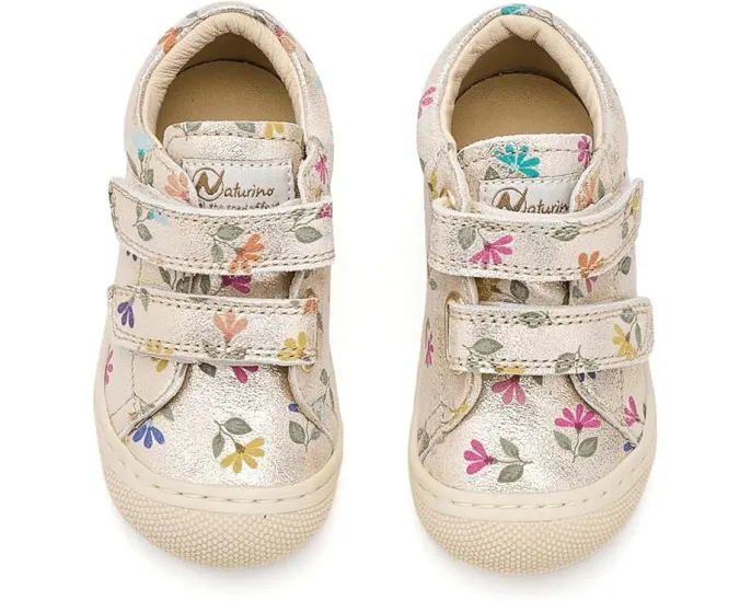Кроссовки Naturino Cocoon Vl с цветочным принтом и защитным носком
