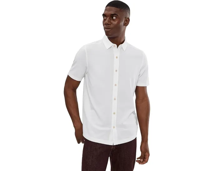 Трикотажная рубашка Bennett Short-sleeve Knit Shirt от Johnston & Murphy