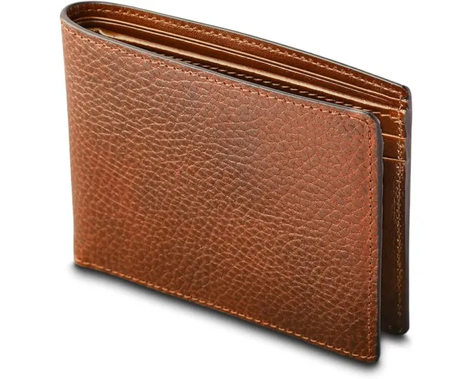 Bosca Roma Italia кожаный кошелек-бифолд с окошком для удостоверения