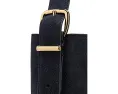 Сумка-ведро из замши Madewell Essential Bucket Tote Juniper Berry
