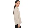 Рубашка Eileen Fisher Petite из органического хлопка двойного переплетения с классическим воротником