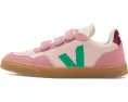 Кроссовки VEJA Kids Small V-90 на липучке с кожаным верхом