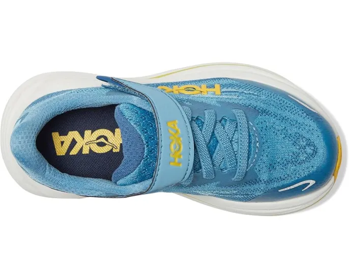 Детские кроссовки Hoka Kids Clifton 10 с амортизацией и застежкой на липучке
