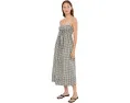 Платье-комбинация Vince Tie Smocked Cami Dress на бретелях