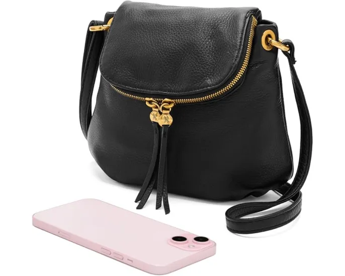 Сумка кроссбоди HOBO Fern Zip-Flap из кожи с клапаном на молнии