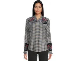 Рубашка в стиле вестерн с пышными рукавами Johnny Was