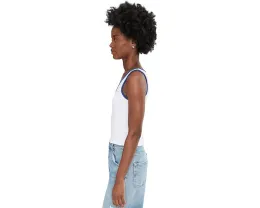 Топ Moxie Free People с круглым вырезом и ретро швом на спине