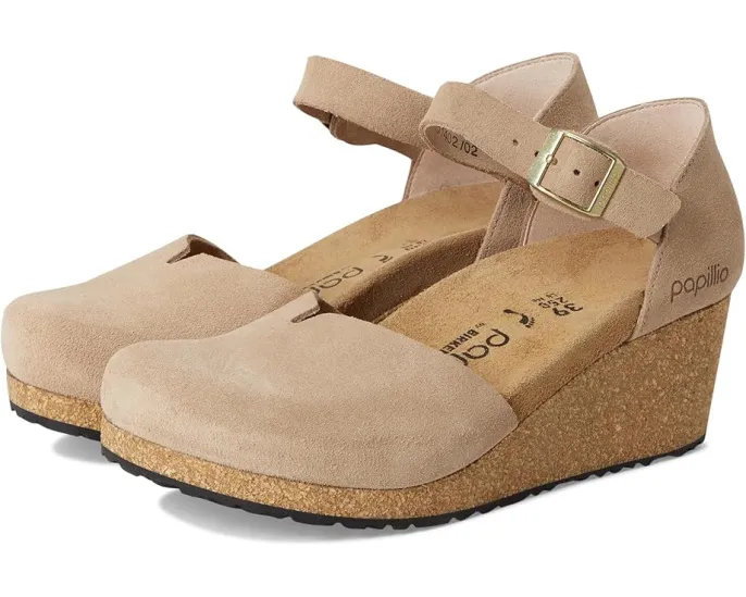 Босоножки Birkenstock Mary Wedge Sandal на танкетке из замши