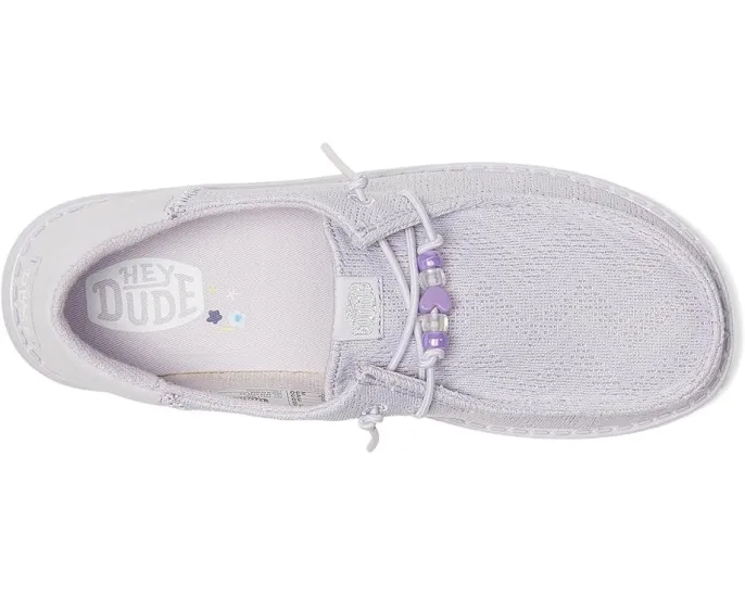 Детские кроссовки Hey Dude Kids Wendy Funk Shoelry с эластичными шнурками