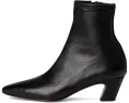 Ботильоны Doria Kicked Heel Ankle Boots на каблуке из эластичной замши Loeffler Randall