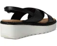 Сандалии Pebina Cross Band Wedge от Lucky Brand с перекрещивающимися ремешками и каблуком-клином