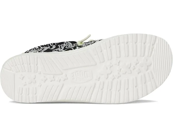 Hey Dude Kids Wally Space Glow детские кроссовки с дышащим текстильным верхом