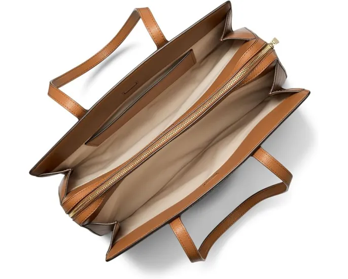 Средняя сумка-тоут Laila из тисненой козьей кожи с двумя ручками