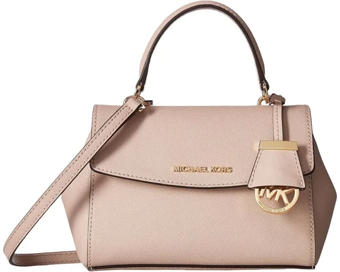 MICHAEL Michael Kors мини-сумка Ava через плечо из кожи сафьяно