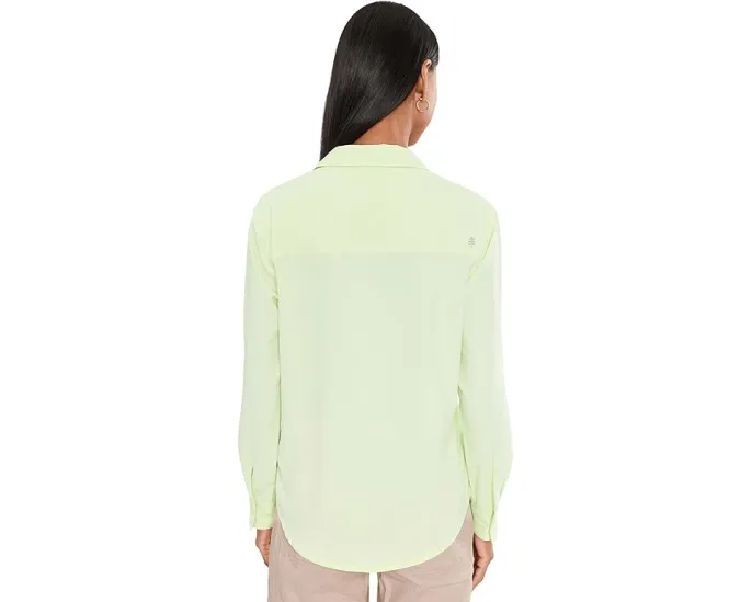 Футболка с длинным рукавом Royal Robbins Salathe Sun Shirt Lime Cream
