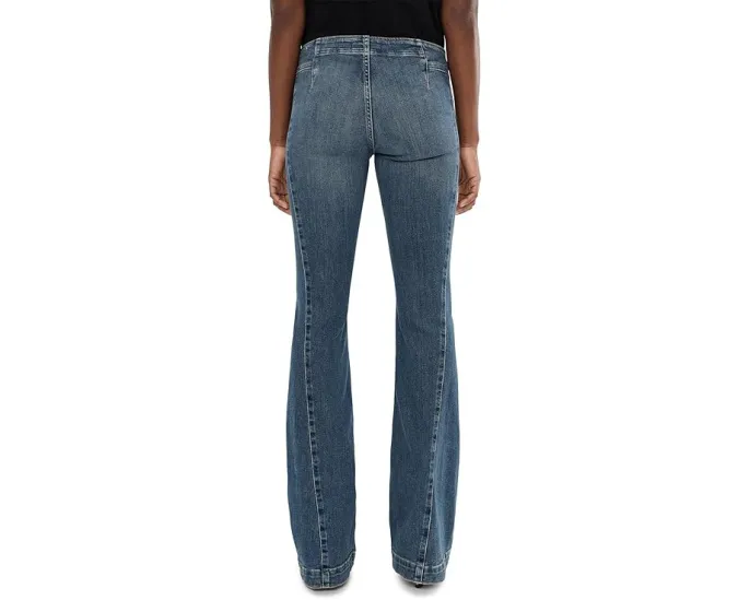 Free People Джинсы Alamo Low Rise Flare с заниженной талией и ультрарасклешенными штанинами