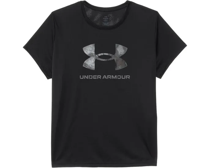 Футболка Under Armour Tech с большим принтом логотипа для детей