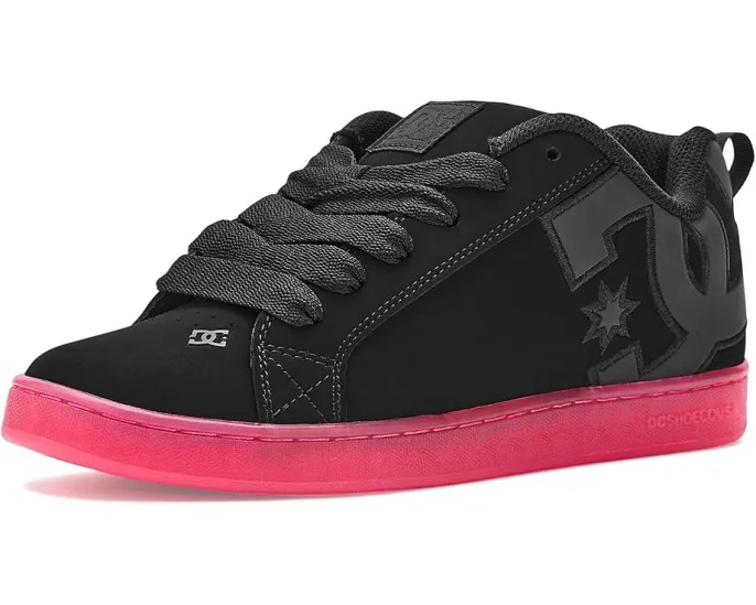 Кроссовки DC Court Graffik Le из кожи с мягкой подкладкой